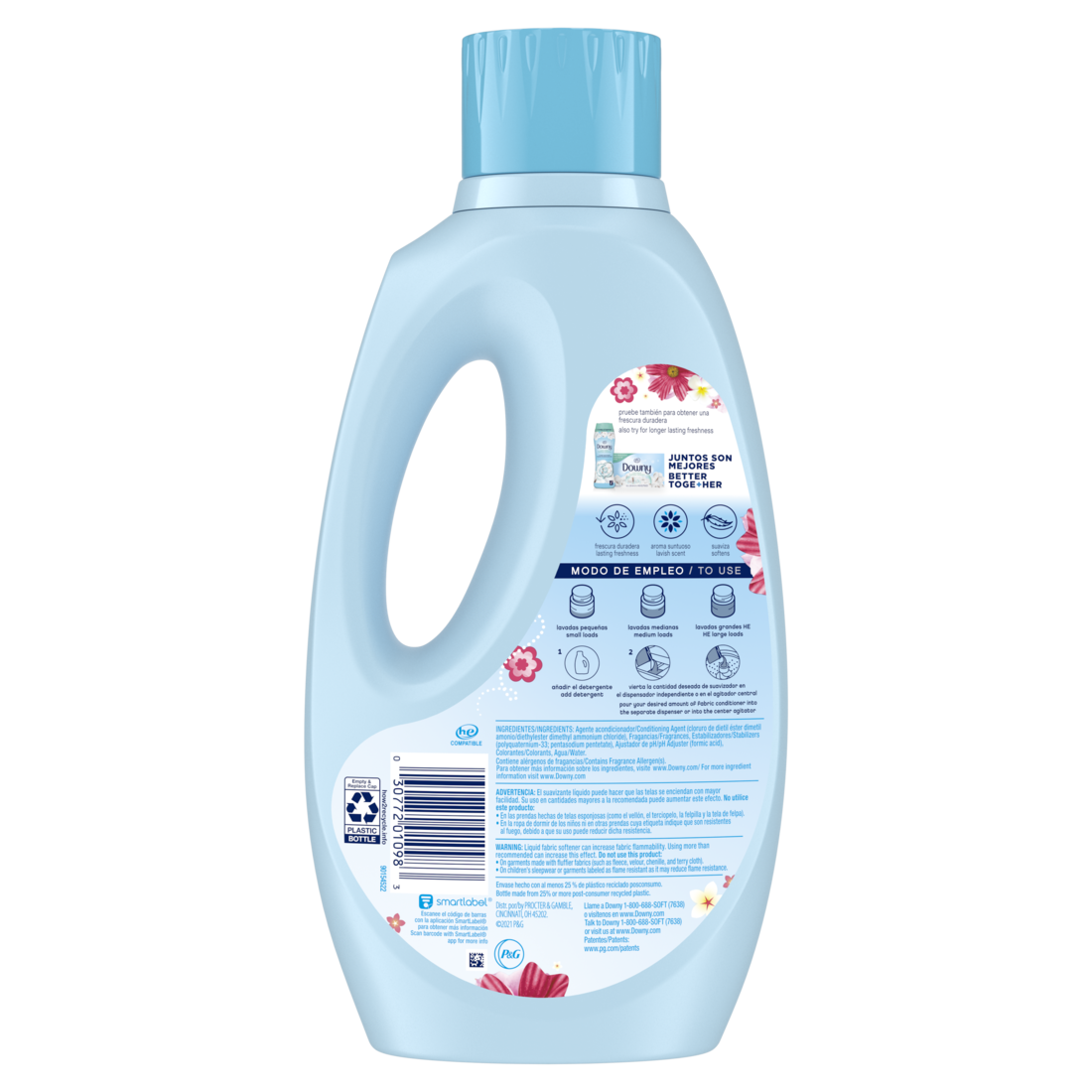 Downy Fresh Non-Concentrated Liquid Fabric Softener Sweet Summer Scent 58 Loads - 50oz/4pk