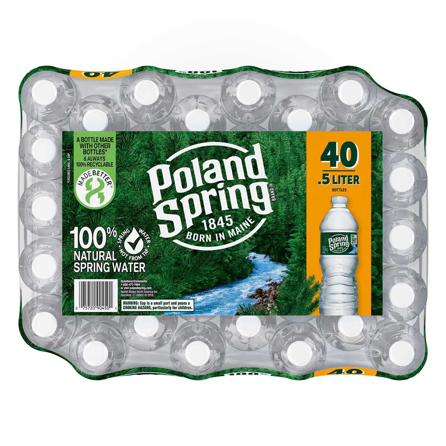 Poland Spring Water - 16.9oz/40pk (Non-Deposit States Only)