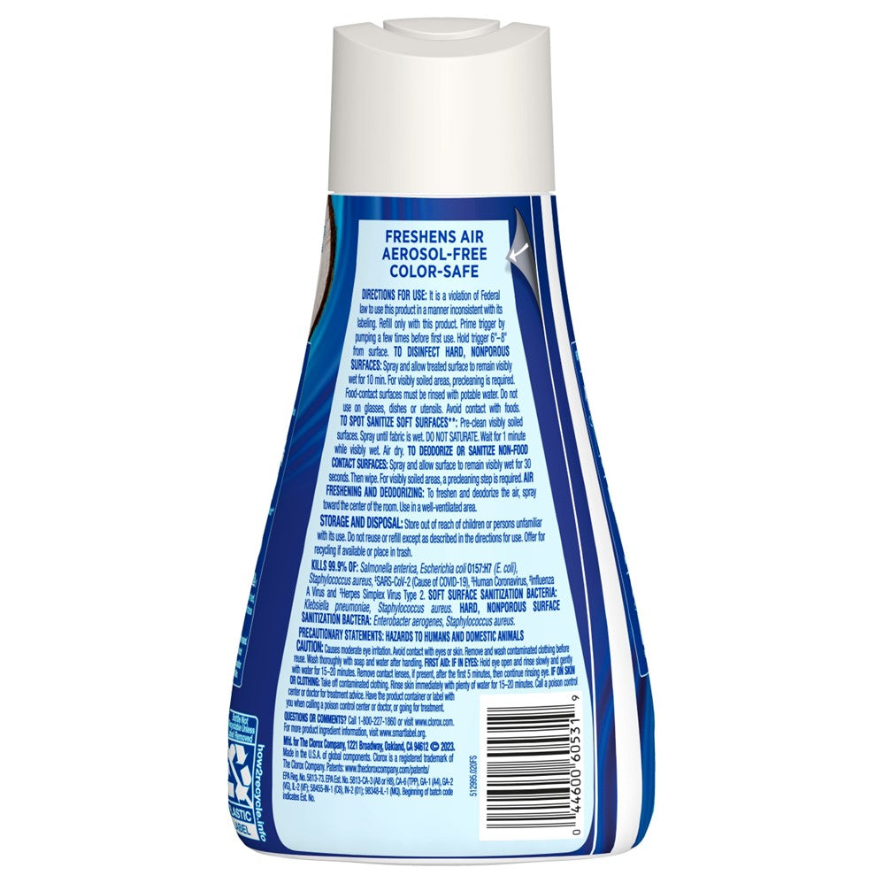 Clorox Scentiva Disinfecting Mist Coconut & Waterlily Refill - 16oz/6pk