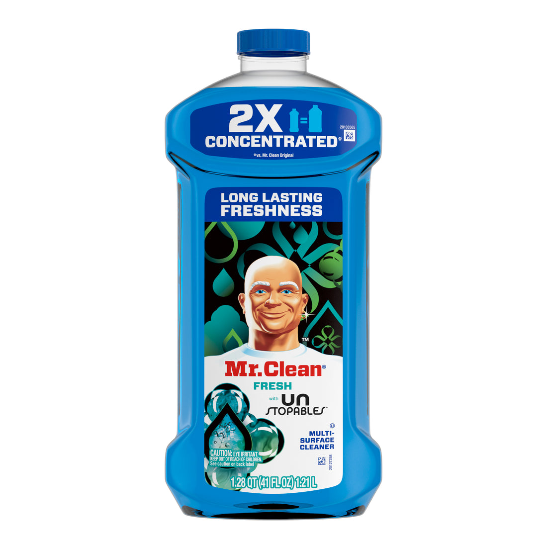 Mr. Clean All Purpose Cleaner Floor Cleaner For Mopping Cleaning Liquid Unstopables - 41oz/4pk