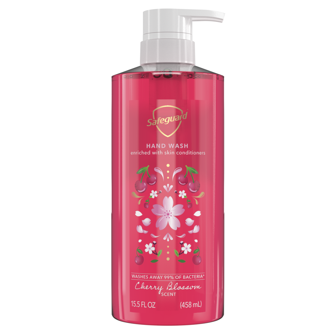 Safeguard Hand Soap Cherry Blossom Scent - 15.5oz/4pk