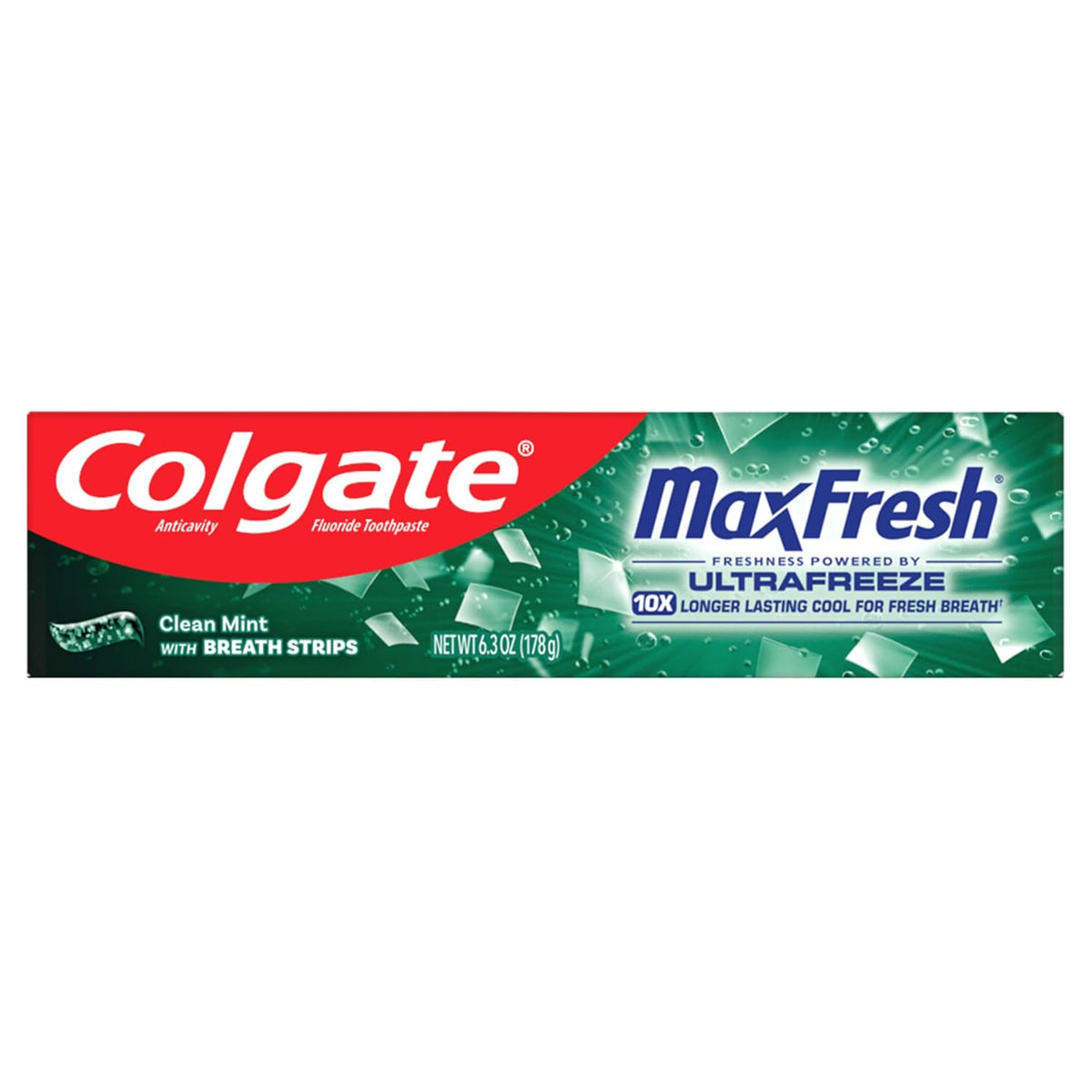 Colgate Max Fresh Toothpaste Clean Mint - 6.3oz/24pk
