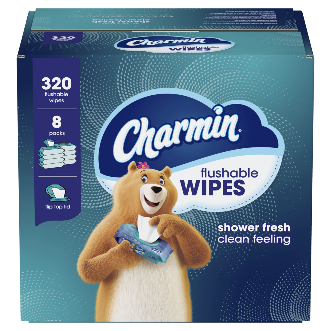 Charmin Flushable Wipes - (8x40)ct/1pk
