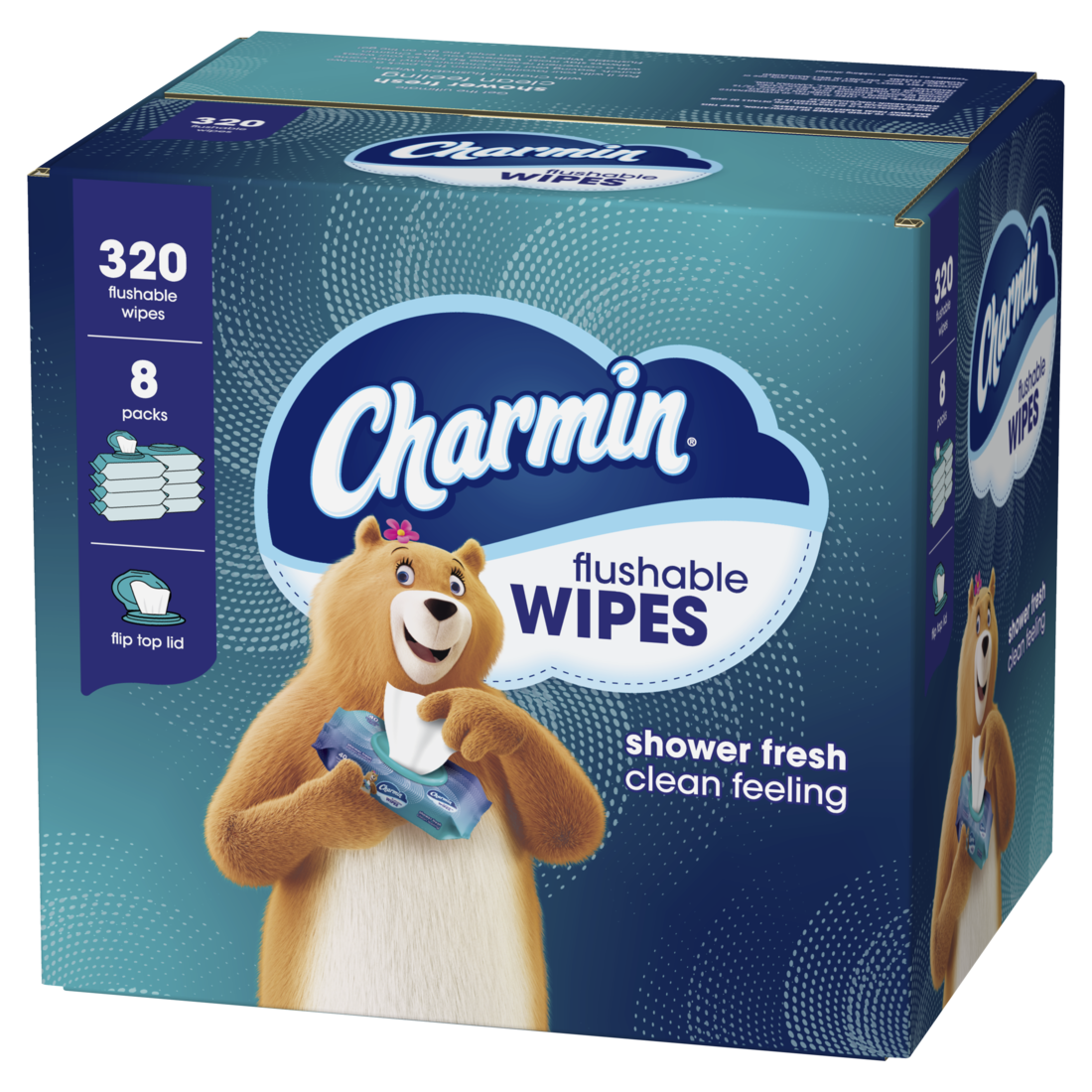 Charmin Flushable Wipes - (8x40)ct/1pk