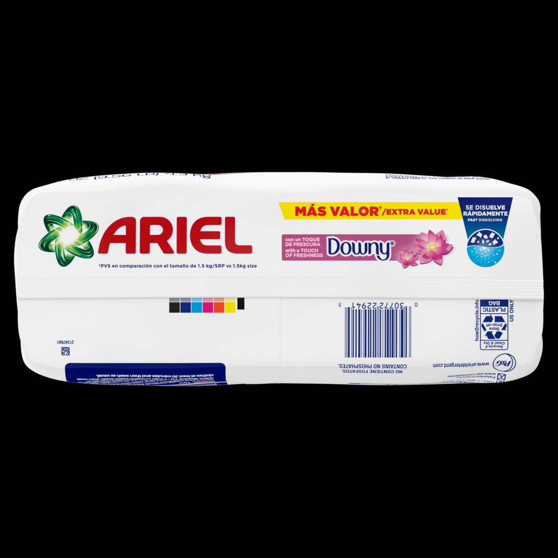Ariel with a Touch of Downy Freshness Powder Laundry Detergent 4.3kg 96 Loads - 153oz/2pk