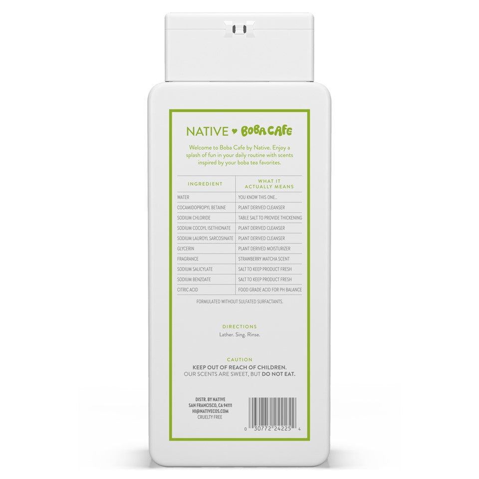 Native Limited Edition Strawberry Matcha Body Wash - 18oz/6pk