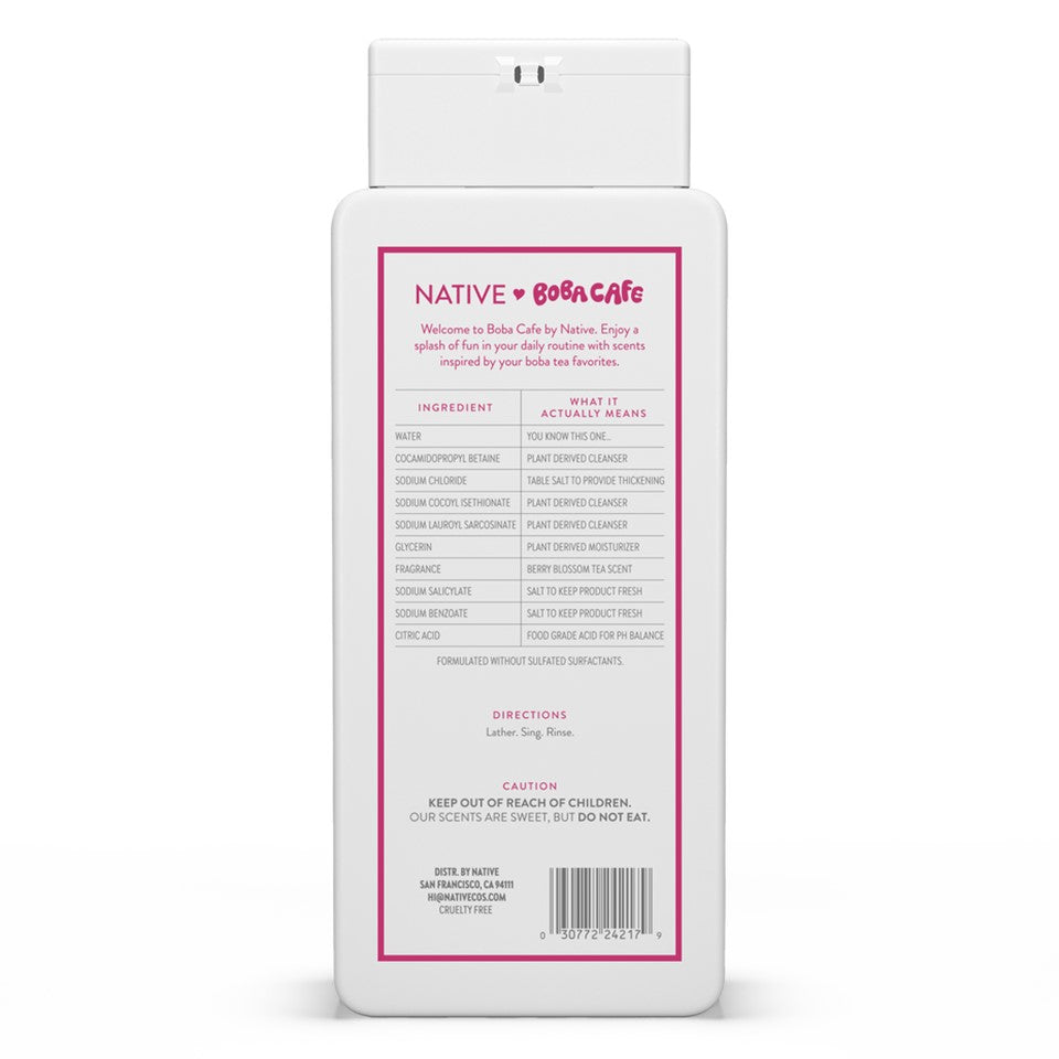 Native Limited Edition Berry Blossom Tea Body Wash - 18oz/6pk