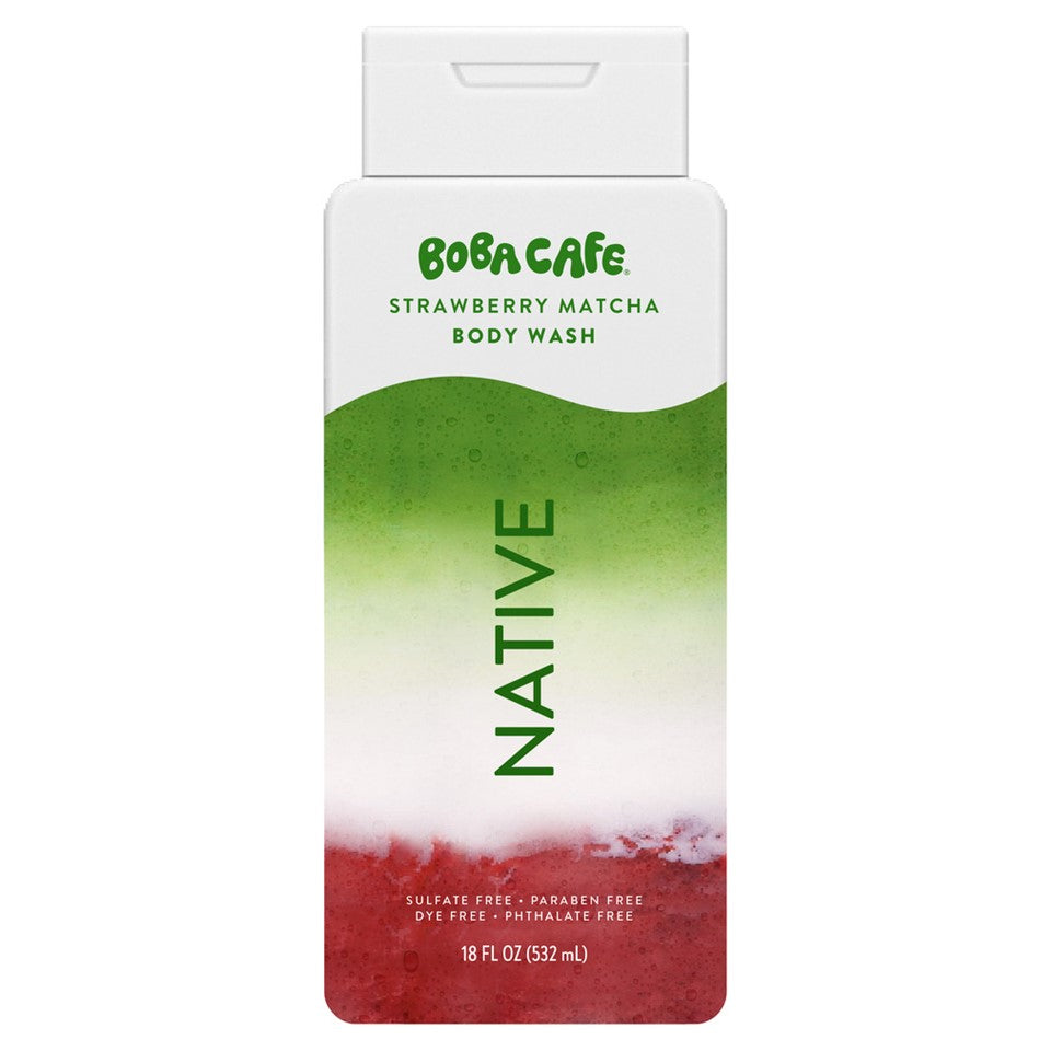 Native Limited Edition Strawberry Matcha Body Wash - 18oz/6pk