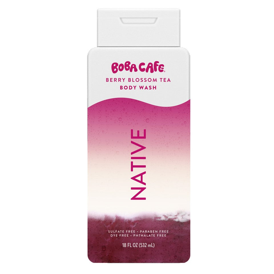 Native Limited Edition Berry Blossom Tea Body Wash - 18oz/6pk