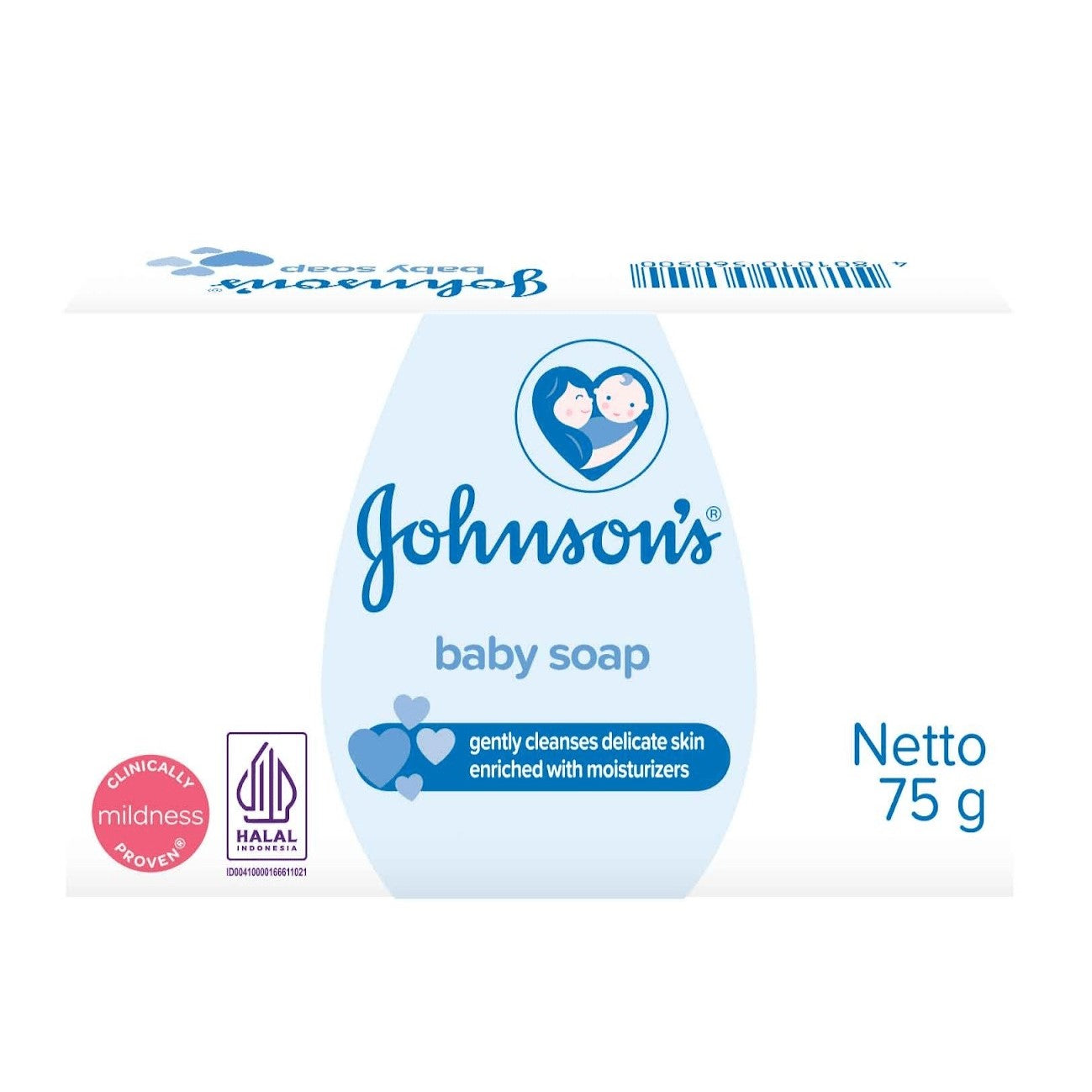 Johnson's Baby Soap Regular 75g - 2.65oz/96pk
