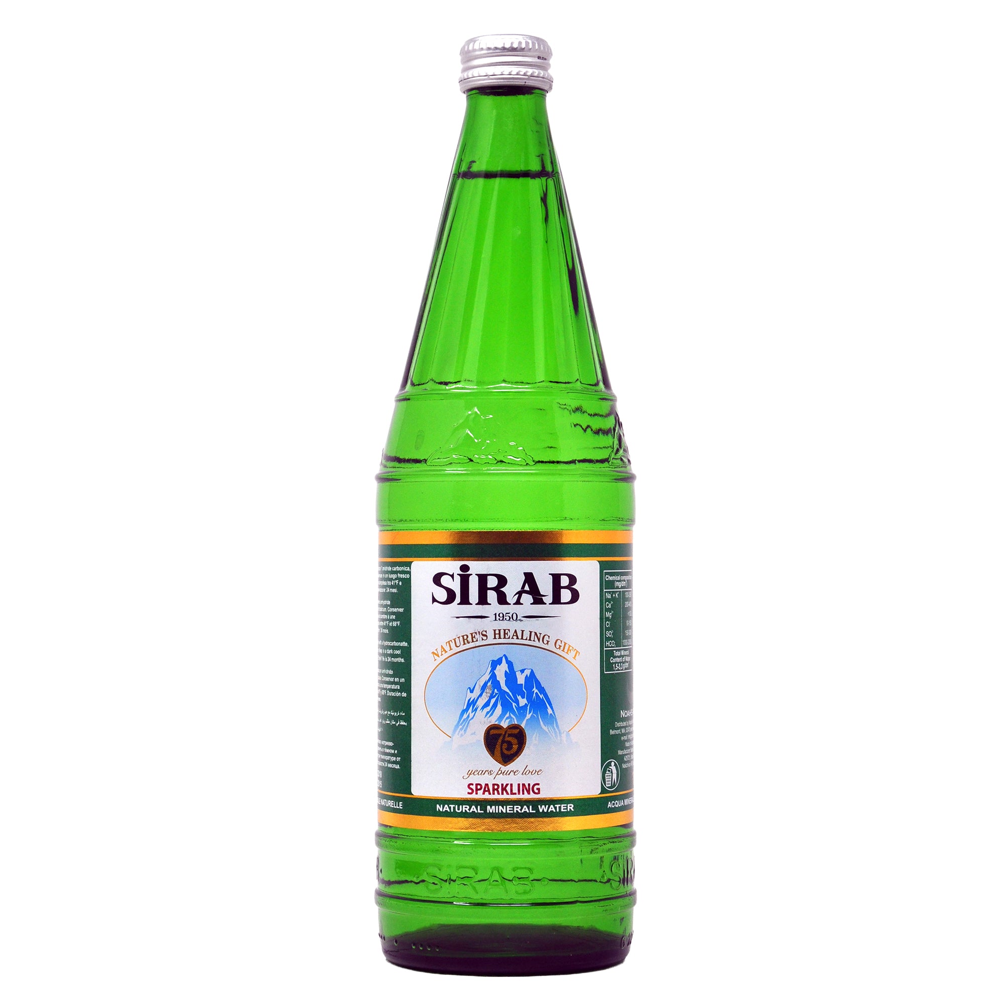 Sirab Sparkling Water - 750ml/25.35oz/15pk