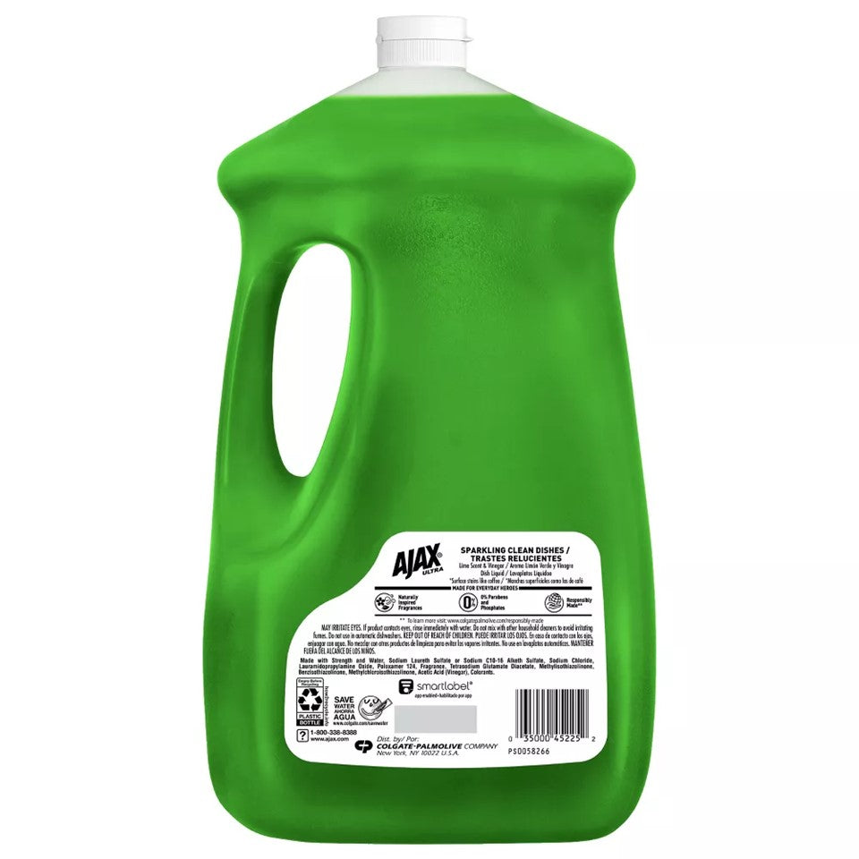 Ajax Ultra Dish Liquid Soap Lime - 90oz/4pk