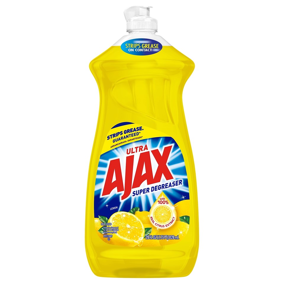 Ajax Ultra Dish Liquid Soap Lemon - 28oz/9pk