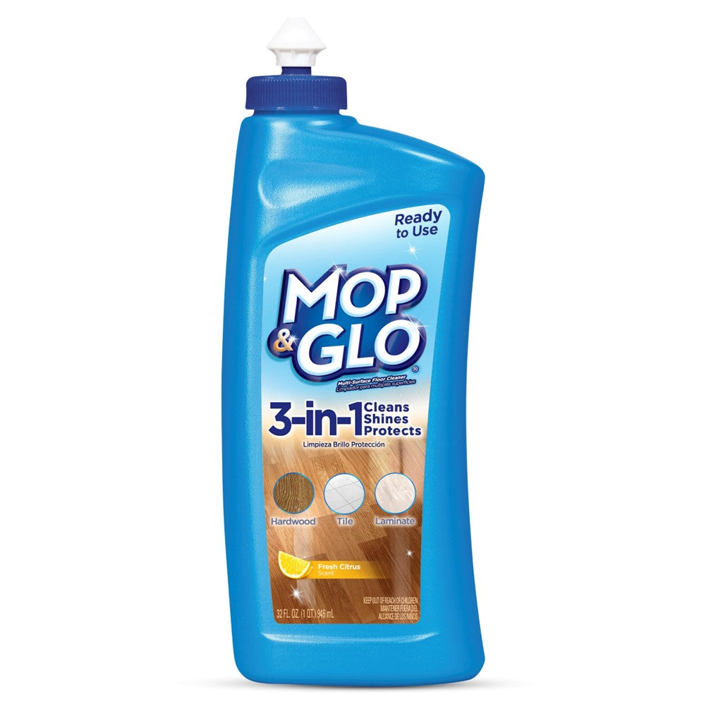 Mop & Glo Triple Action Floor Shine - 32oz/4pk