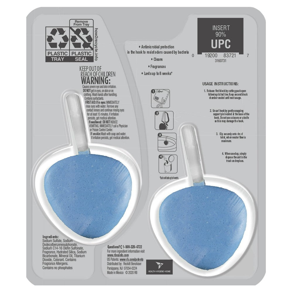 Lysol No Mess Automatic Toilet Bowl Cleaner - Ocean Fresh - 2ct/4pk