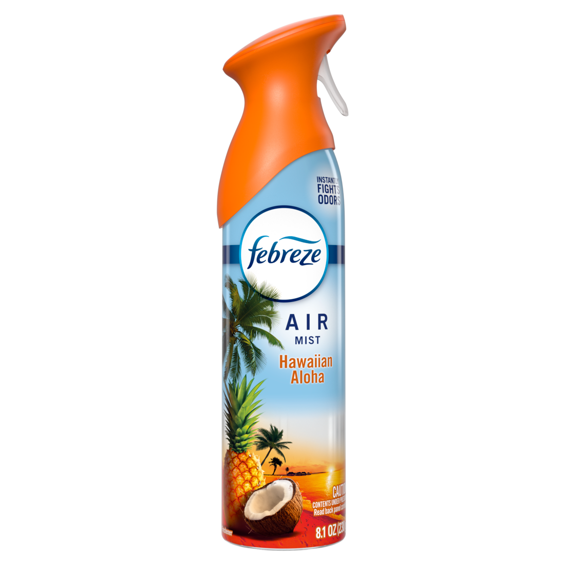 Febreze Air Mist Air Freshener Spray Odor Fighting Room Spray Hawaiian Aloha - 8.1oz/6pk