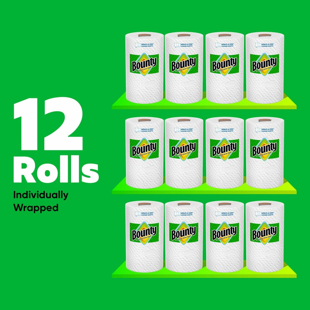 Bounty Select-A-Size 2-Ply Paper Towels 110 Sheets per Roll - 12rolls/1pk