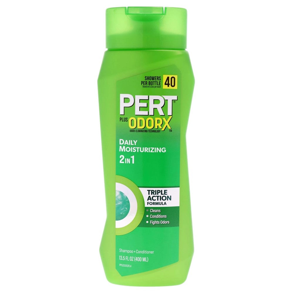 Pert Plus Odor X Daily Moisturizing 2-in-1 Shampoo & Conditioner (Formerly Complete Clean) - 13.5oz/6pk