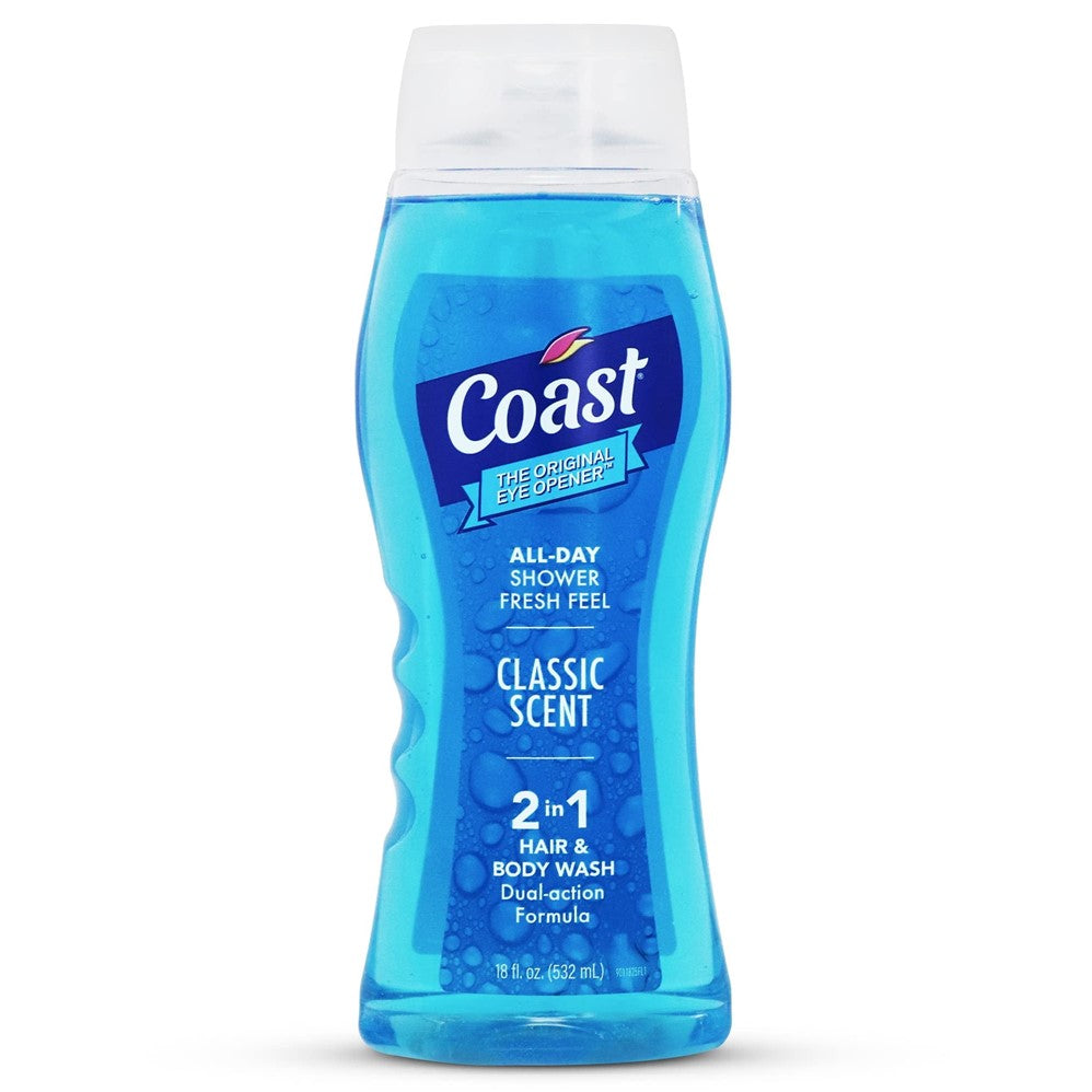 Coast Body Wash - Classic Scent - 18oz/6pk
