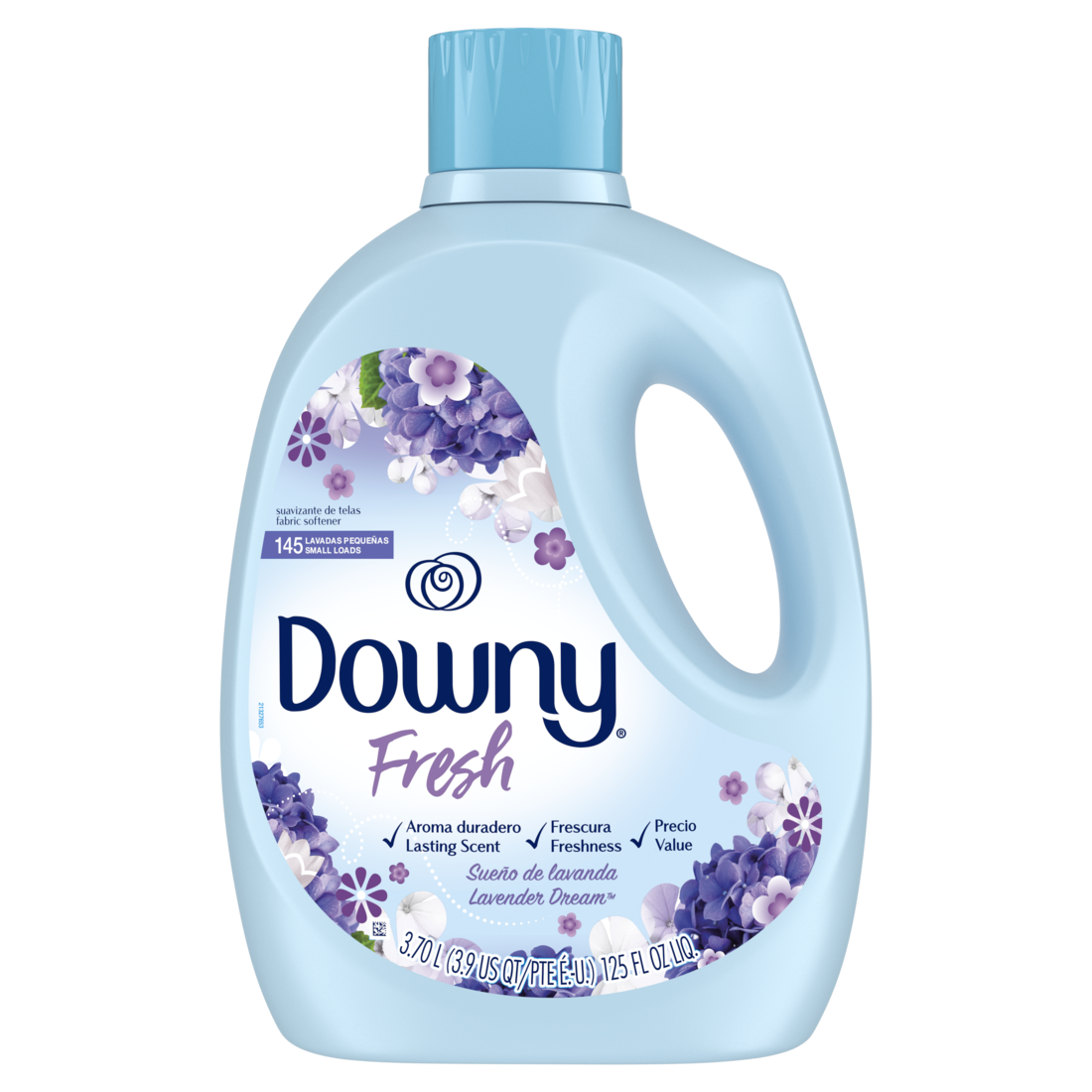 Downy Fresh Non-Concentrated Liquid Fabric Softener Lavender Dream Scent 145 Loads - 125oz/4pk