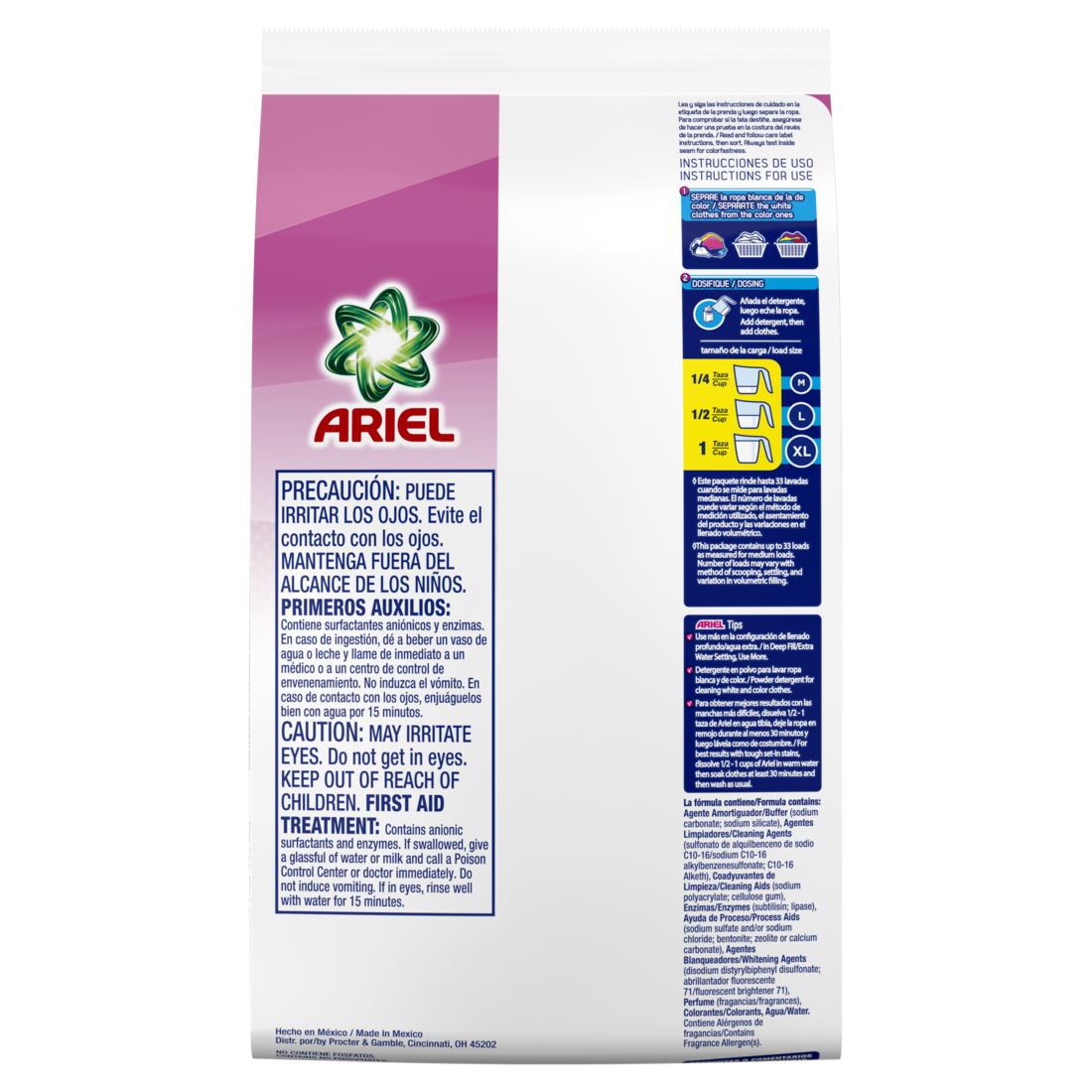 Ariel With A Touch Of Downy Freshness Powder Laundry Detergent 1.5kg 33 Loads - 52oz/6pk