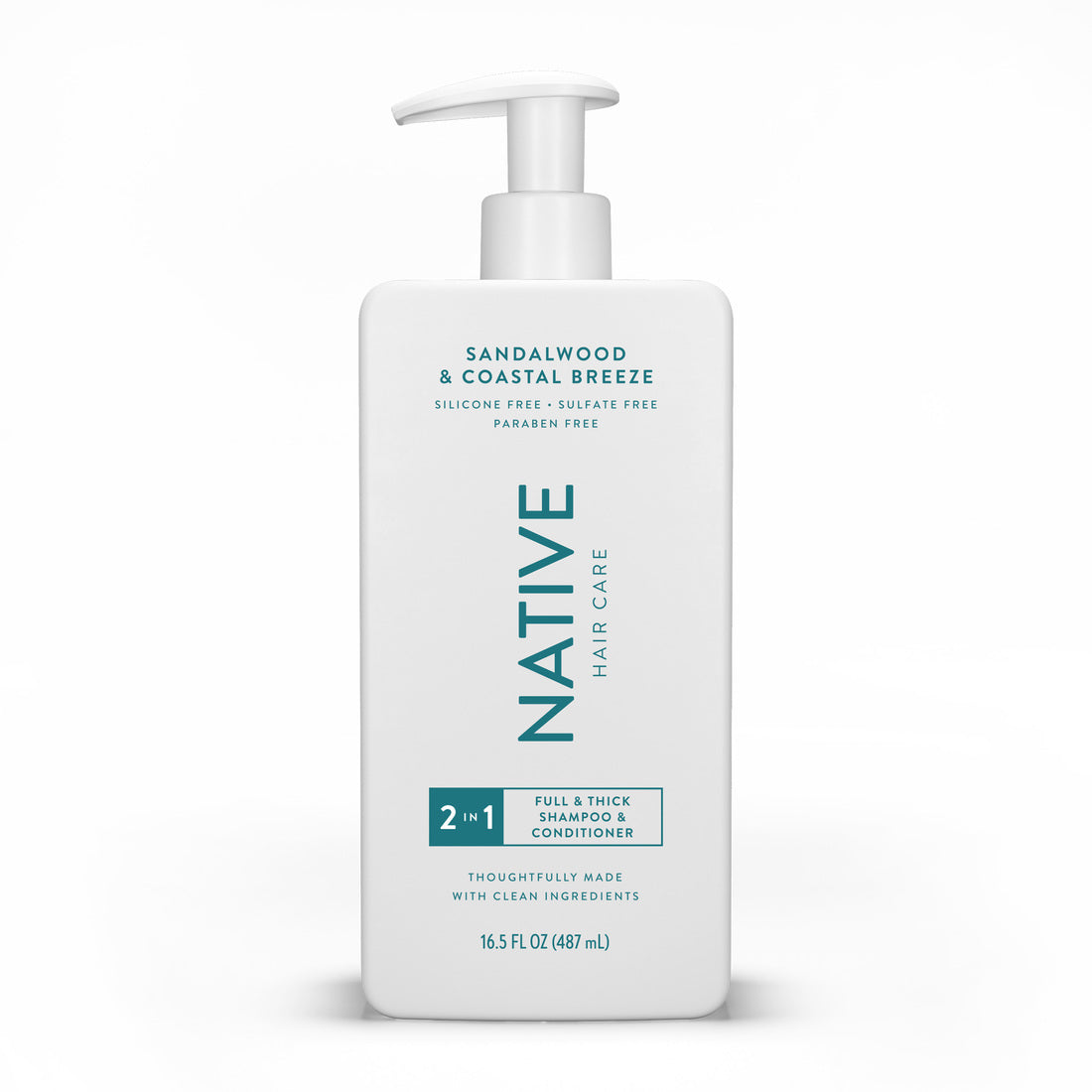 Native Limited Edition Sandalwood & Costal Breeze 2-n-1 Full & Thick Shampoo and Conditioner - 16.5oz/6pk