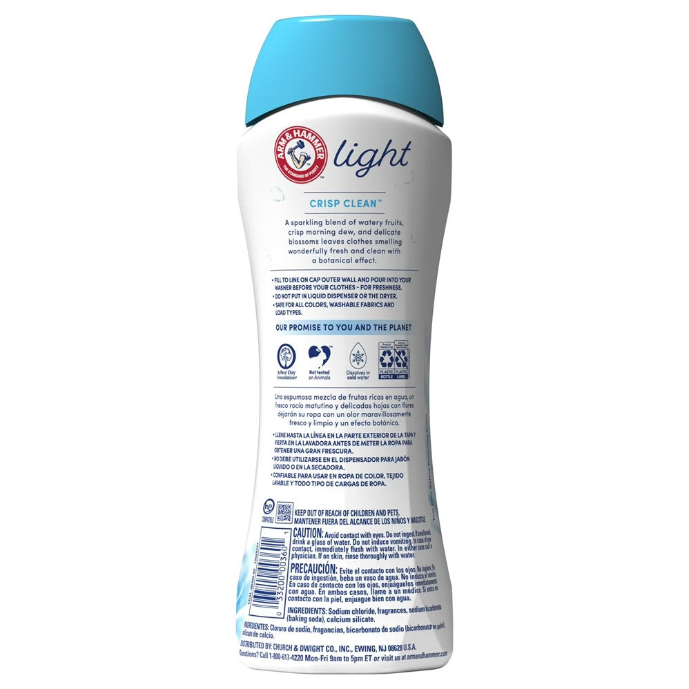 Arm & Hammer Scent Boosters Light Crisp Clean - 24oz/4pk