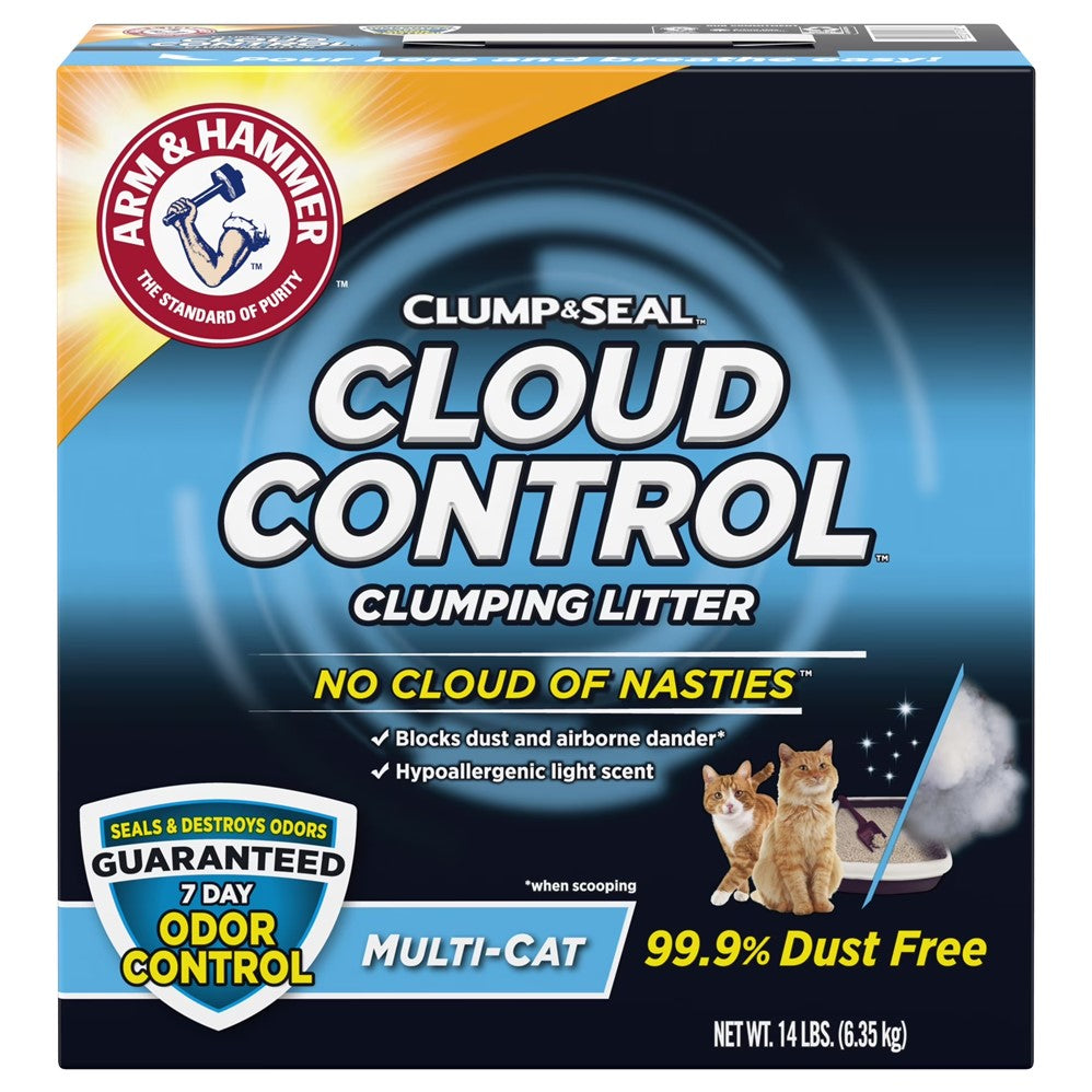Arm & Hammer Clump & Seal Cloud Control Cat Litter - 14lb/3pk