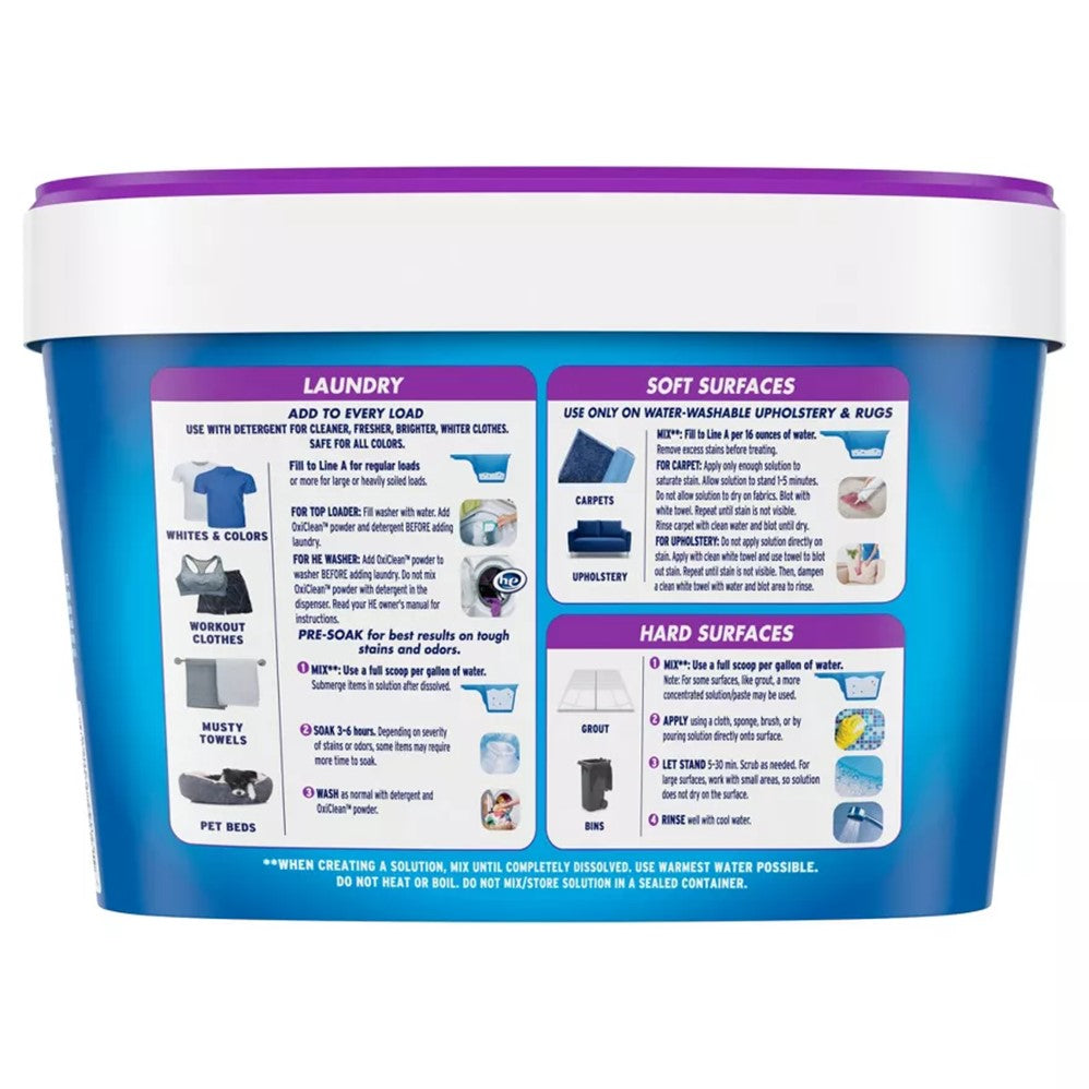 OxiClean Versatile Stain Remover Powder Odor Blasters - 3lb/4pk