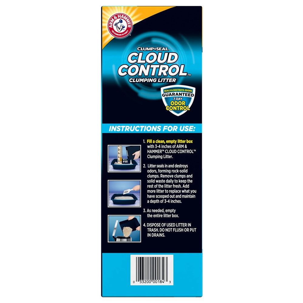 Arm & Hammer Clump & Seal Cloud Control Cat Litter - 19lb/2pk