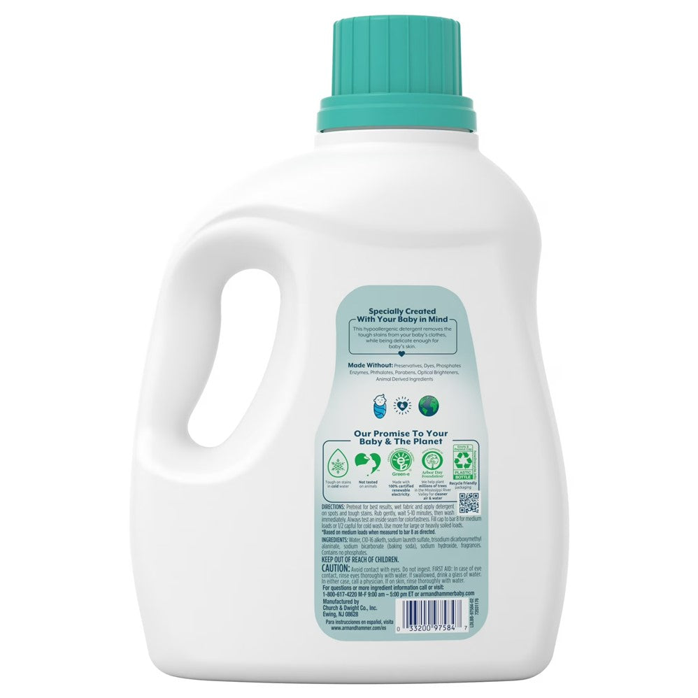 Arm & Hammer Liquid Laundry Detergent Baby - 100.5oz/4pk