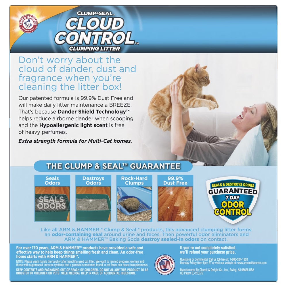Arm & Hammer Clump & Seal Cloud Control Cat Litter - 14lb/3pk