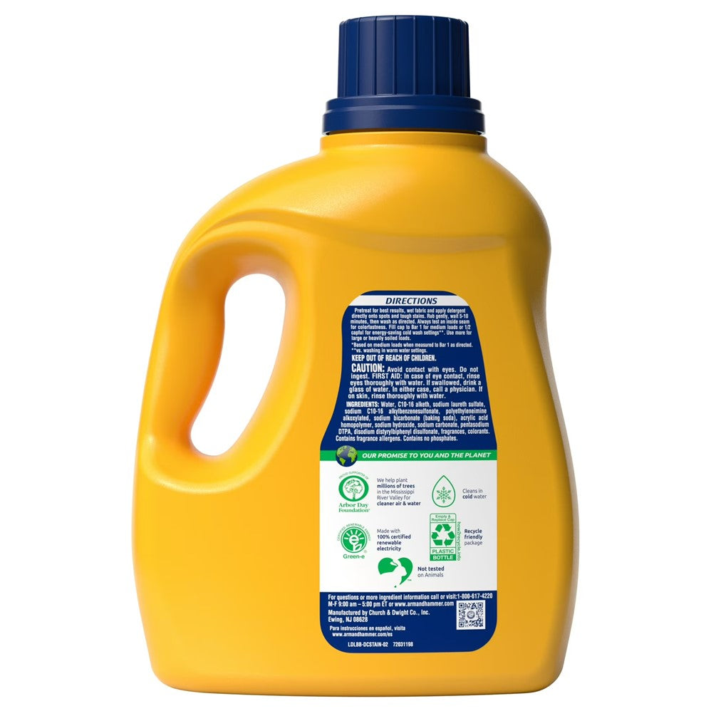 Arm & Hammer Liquid Laundry Detergent Deep Clean Stain - 102oz/4pk