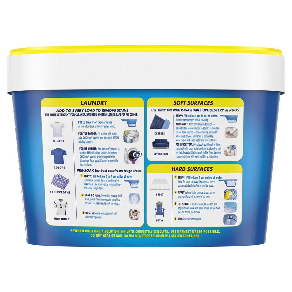 OxiClean Versatile Stain Remover Powder - 3lb/4pk