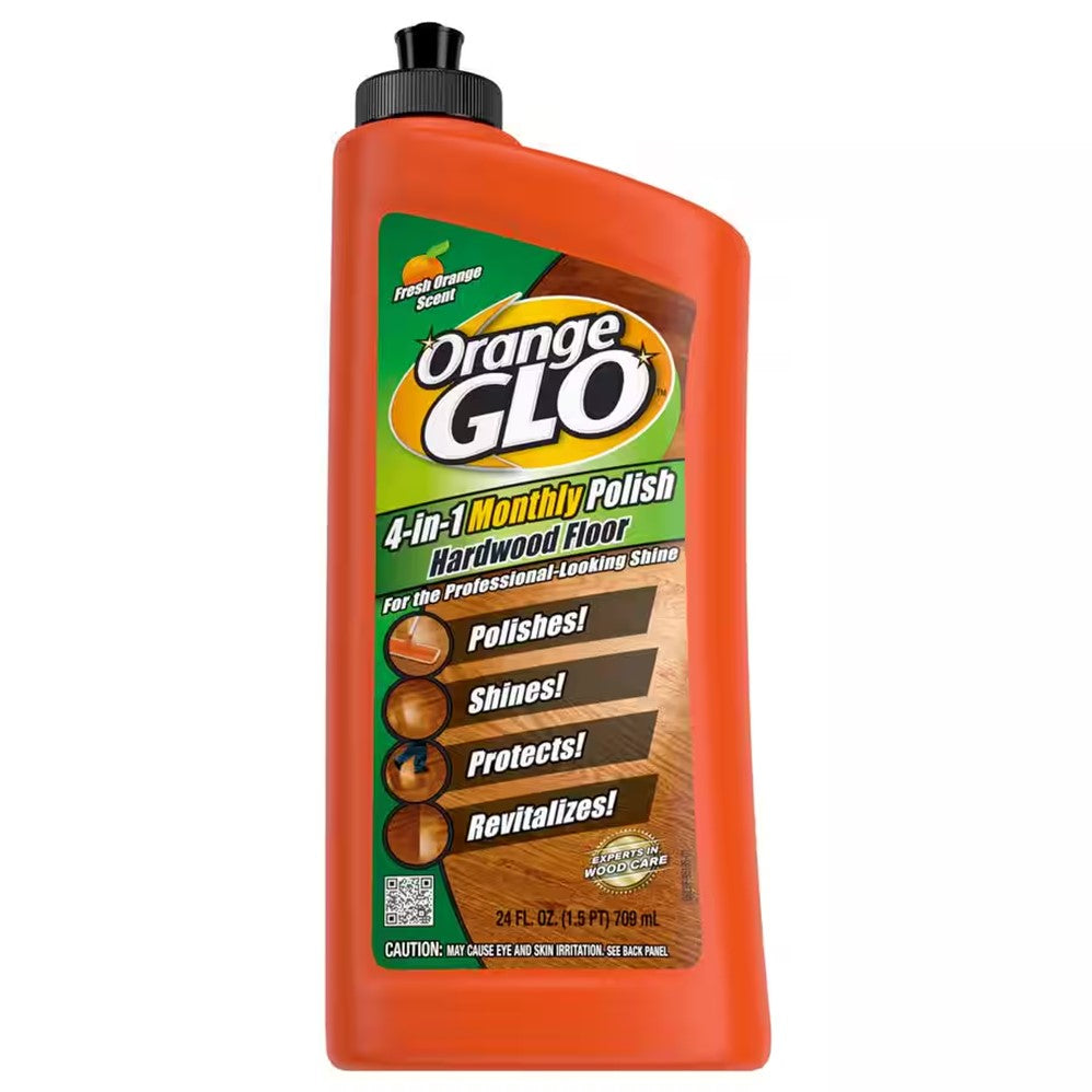Orange Glo Hardwood Floor 4-in-1 Monthly Polish - 24oz/6pk