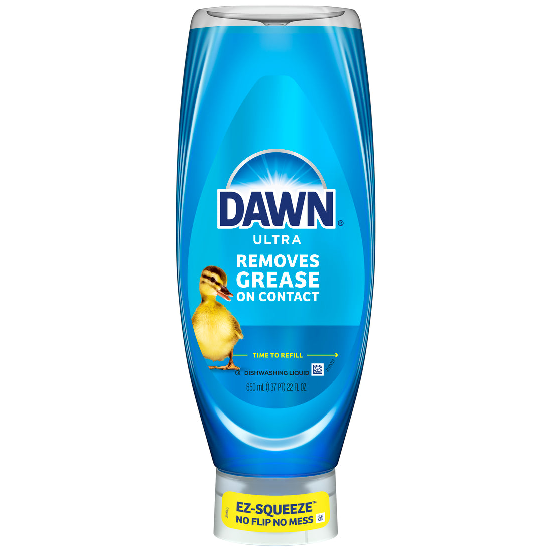 Dawn Ultra EZ-Squeeze Dish Soap Liquid Dishwashing Liquid Grease Removal Original - 22oz/8pk