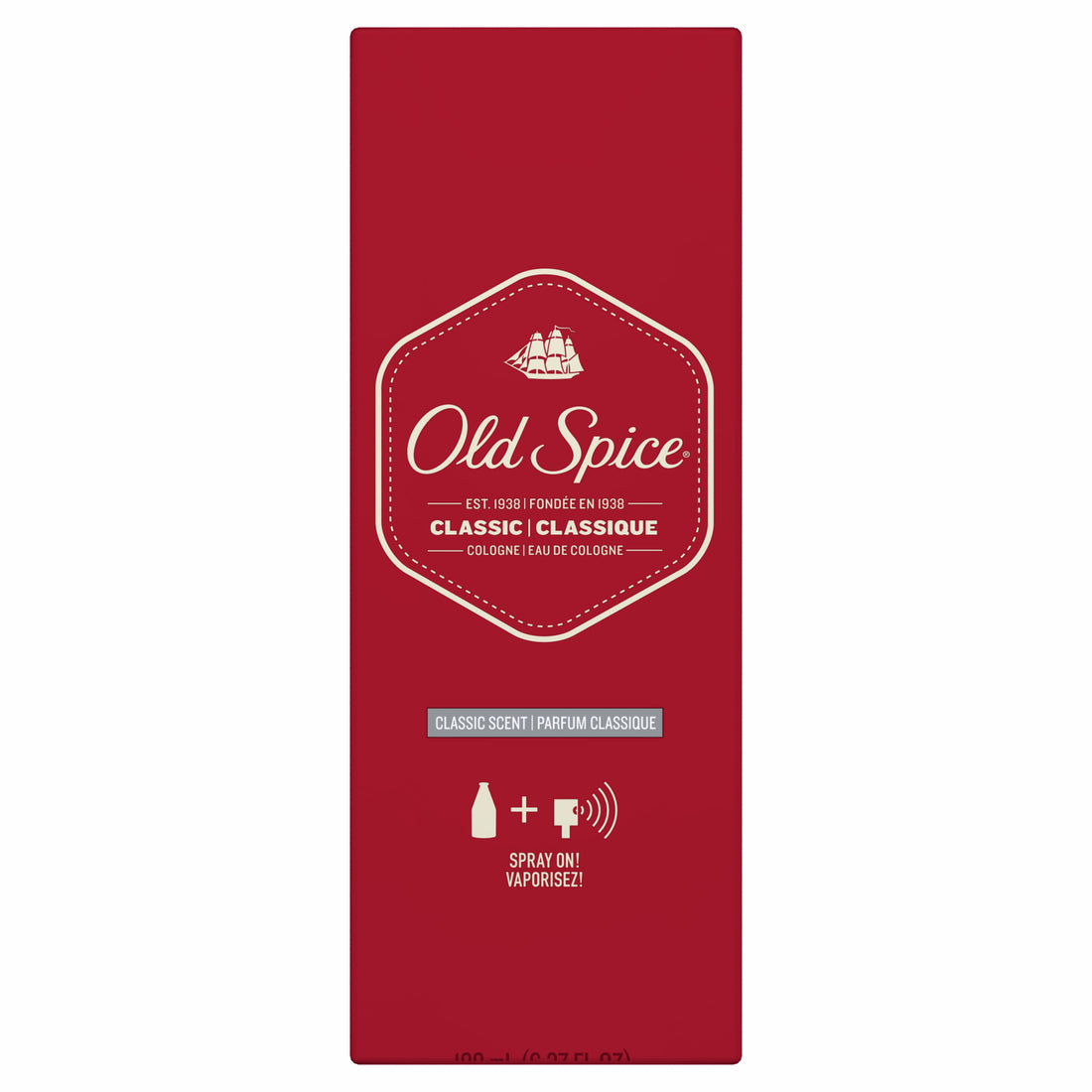 Old Spice Classic Scent Men's Cologne Spray - 6.37oz/12pk