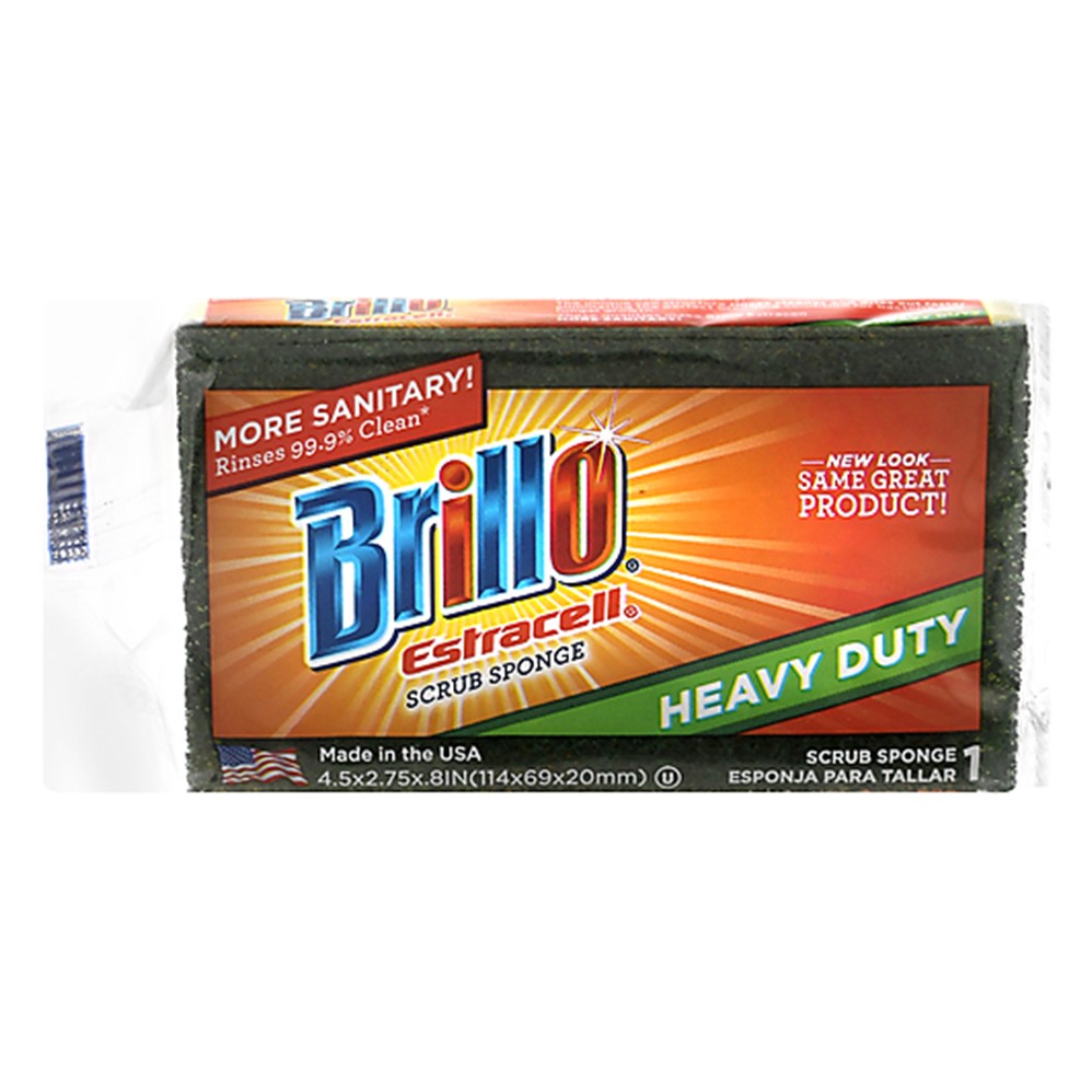 Brillo Estracell Heavy Duty Scrub Sponge - 1ct/12pk