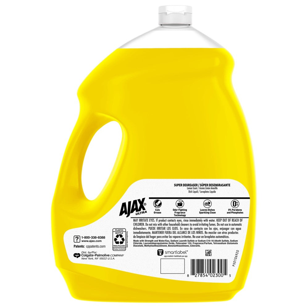 Ajax Dishwashing Liquid Lemon - 145oz/4pk