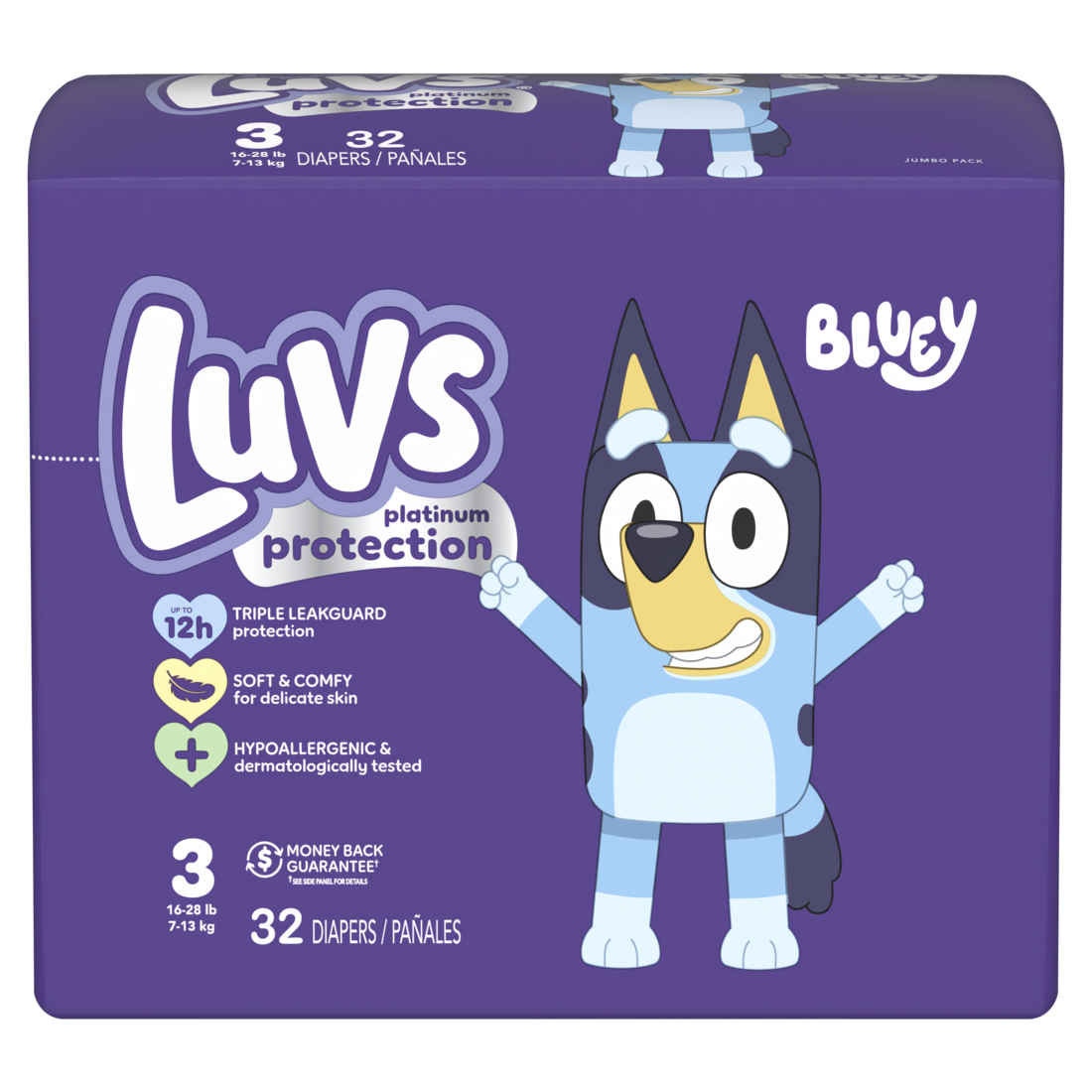 Luvs Platinum Protection Baby Diapers Size 3 - 32ct/4pk