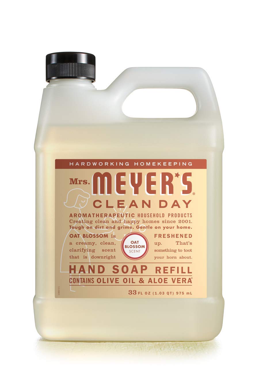 Mrs. Meyer's Liquid Hand Soap Refill Oat Blossom - 33oz/6pk