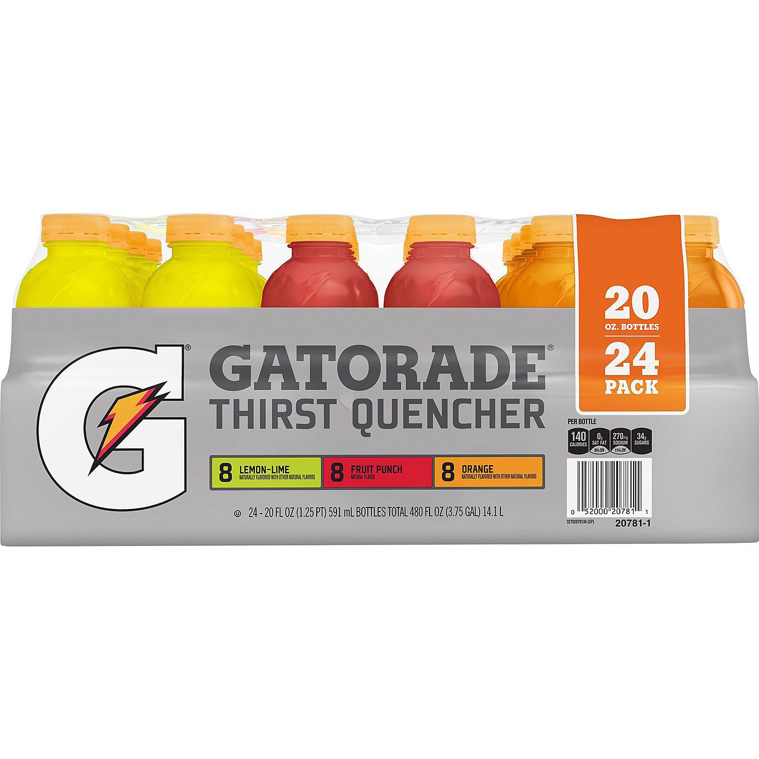 Gatorade Variety Pack G Series Lemonade - 20oz/24pk
