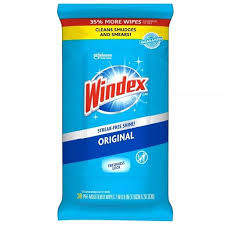 Windex Original Glass Clean Wipes NEW! - 38ct/12pk