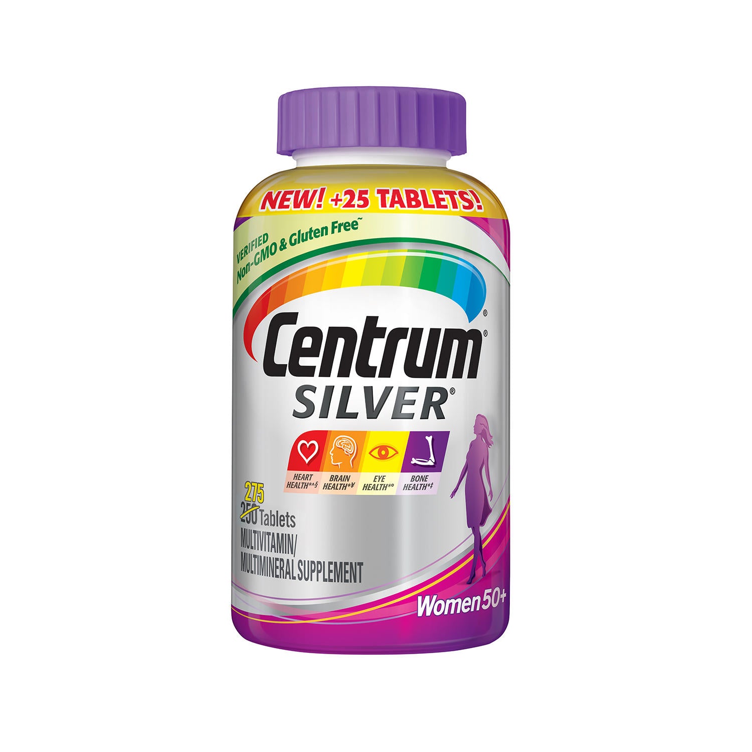 Centrum Silver Women Multivitamin Tablet, Age 50 and Older - 275ct/1pk