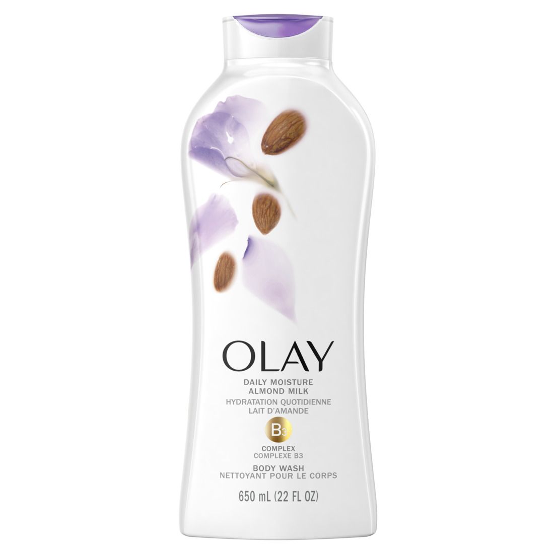 Olay Daily Moisture Body Wash with Almond Milk - 22oz/4pk