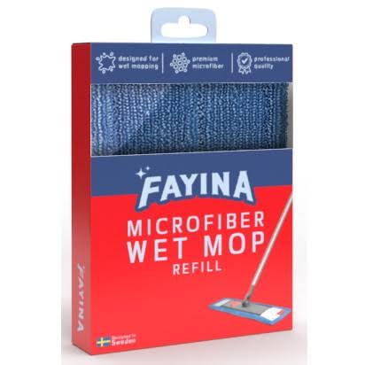 Fayina Microfiber Wet Mop Refill - 1ct/12pk