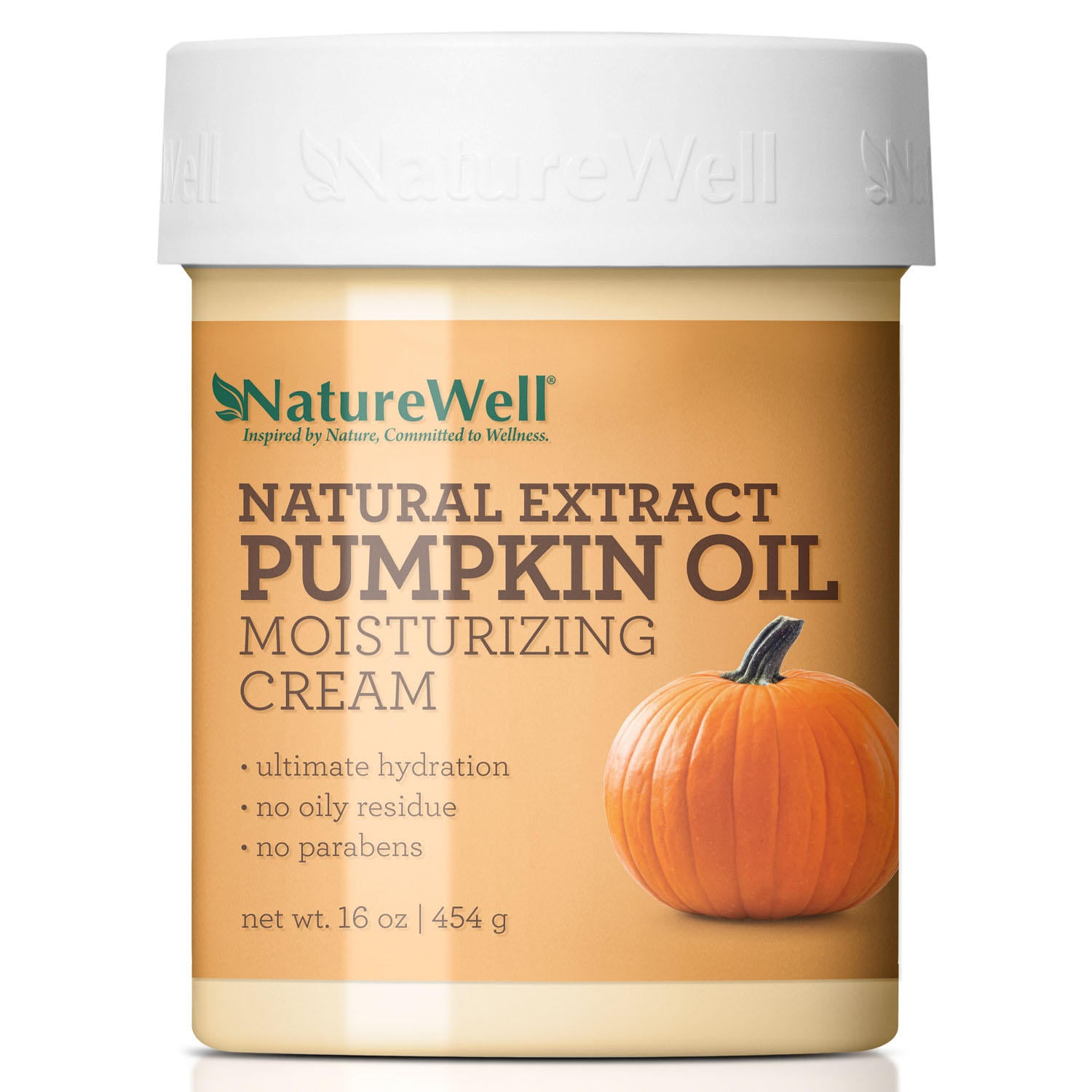 Naturewell Natural Extract Pumpkin Oil Moisturizing Cream - 16oz/30pk