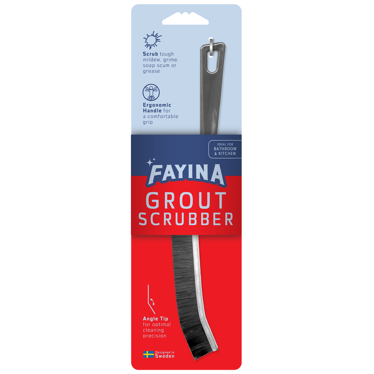 Fayina Grout Scrubber - 1ct/12pk