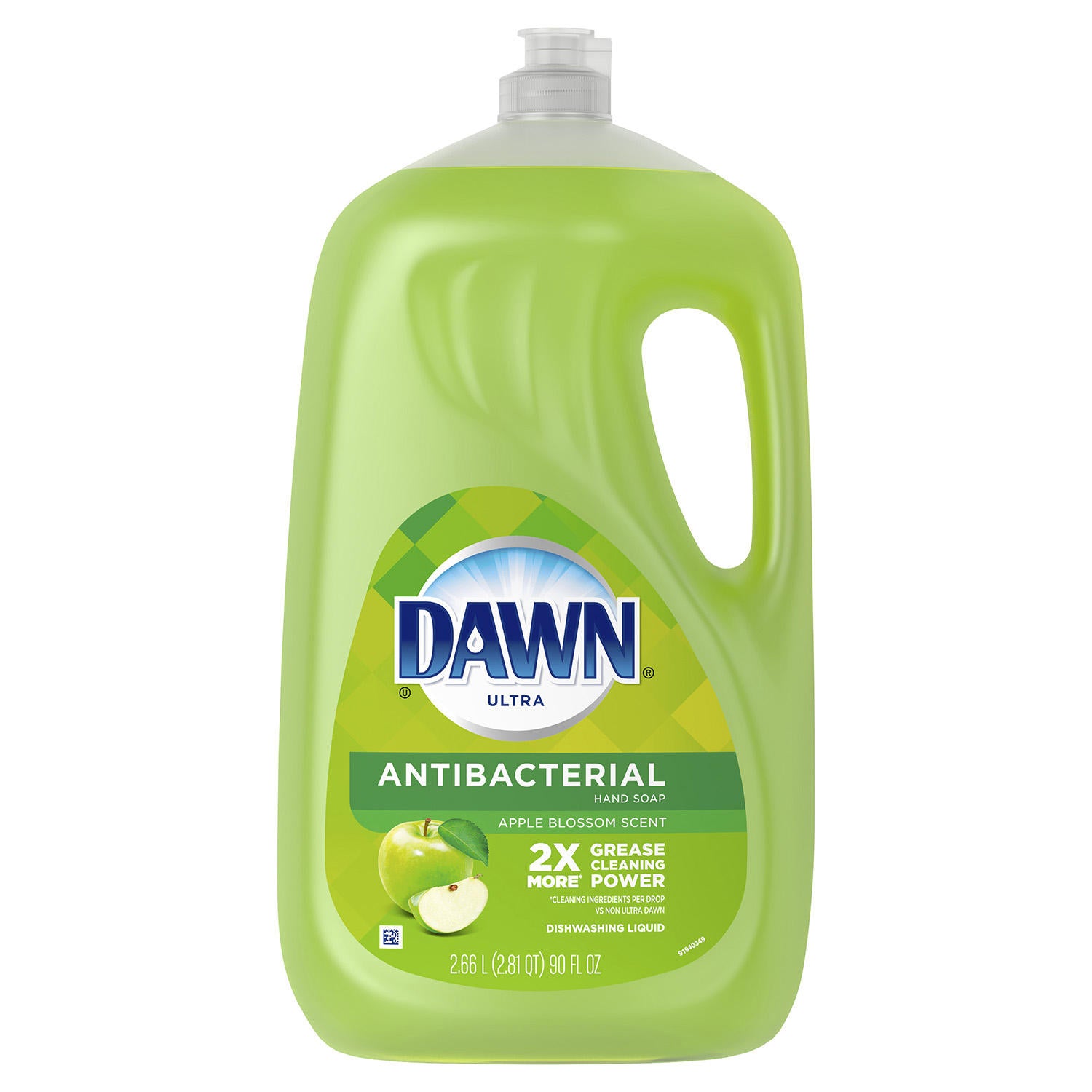 Dawn Ultra Antibacterial Hand Soap, Dish Soap Apple Blossom Scent - 90oz/6pk