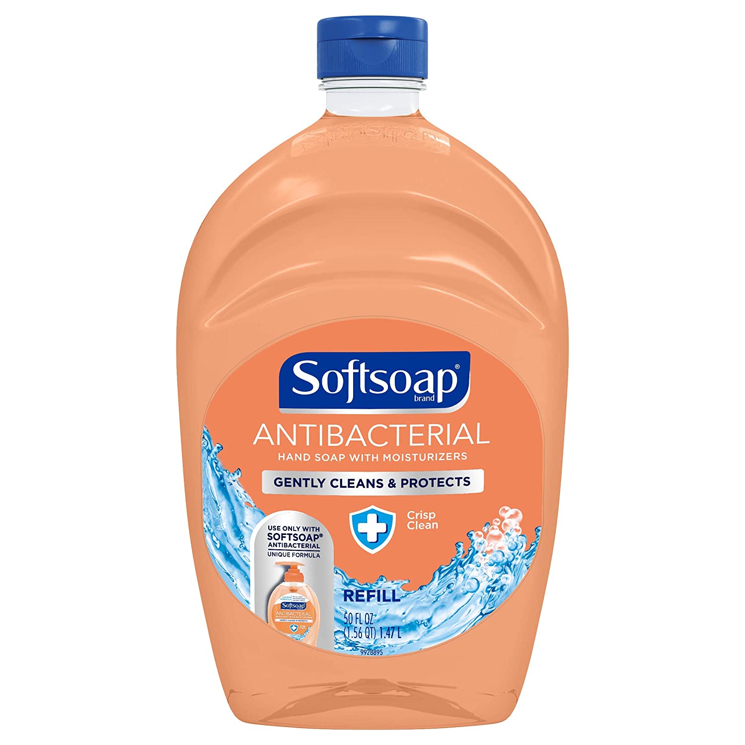 SoftSoap AB Liquid Hand Soap Refill Crisp Clean - 50oz/6pk